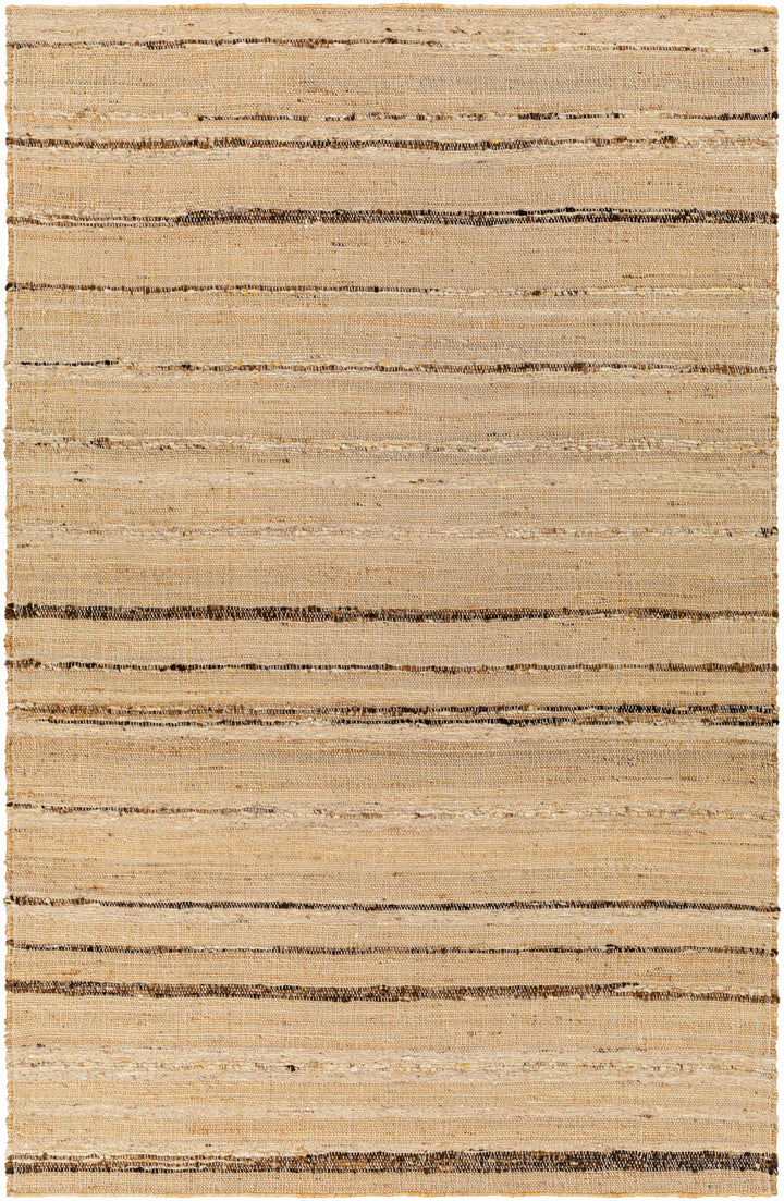 Dark Brown Hand Woven 60% Jute, 40% Wool Cottage Rectangle Handmade rug, Indoor use only, no fringe, non-washable. runner also available
