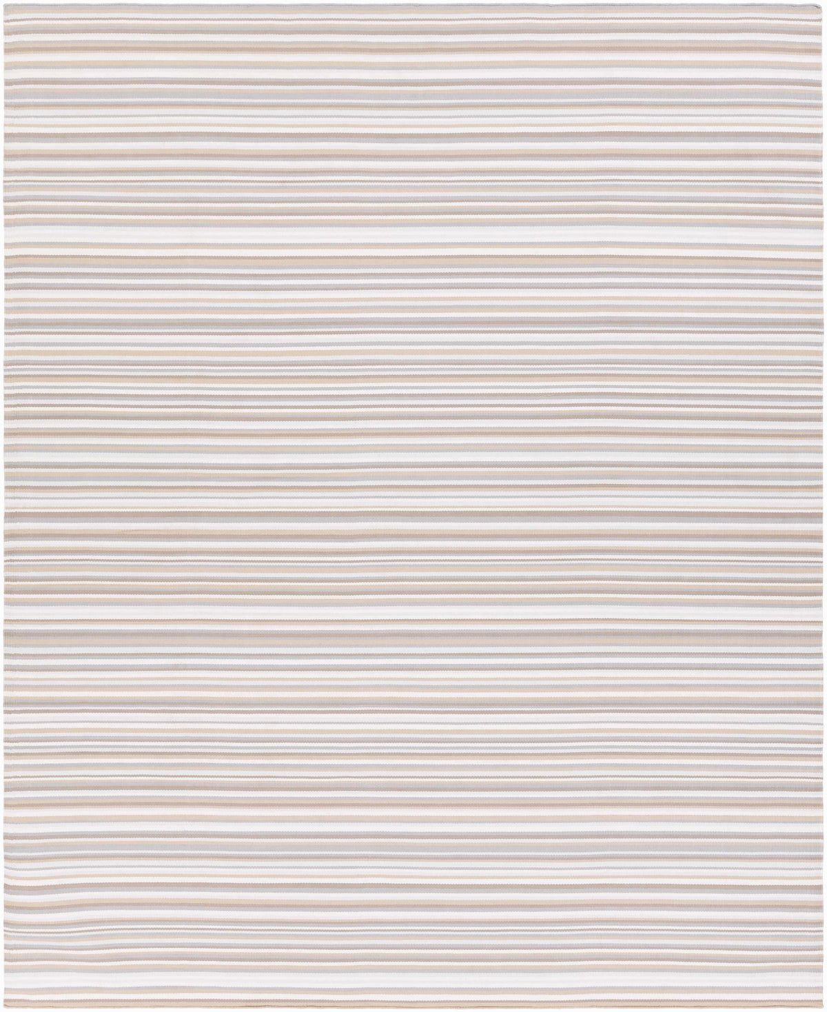 Gray Hand Woven 100% Olefin Cottage Rectangle Handmade rug, outdoor-safe, no fringe, non-washable.