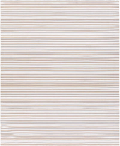 Gray Hand Woven 100% Olefin Cottage Rectangle Handmade rug, outdoor-safe, no fringe, non-washable.