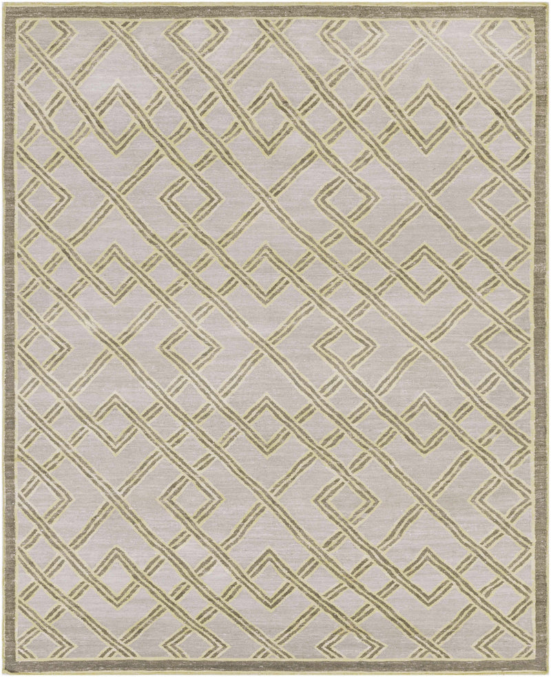 Wheat Hand Woven 100% Viscose Global Rectangle Handmade rug, Indoor use only, no fringe, non-washable.
