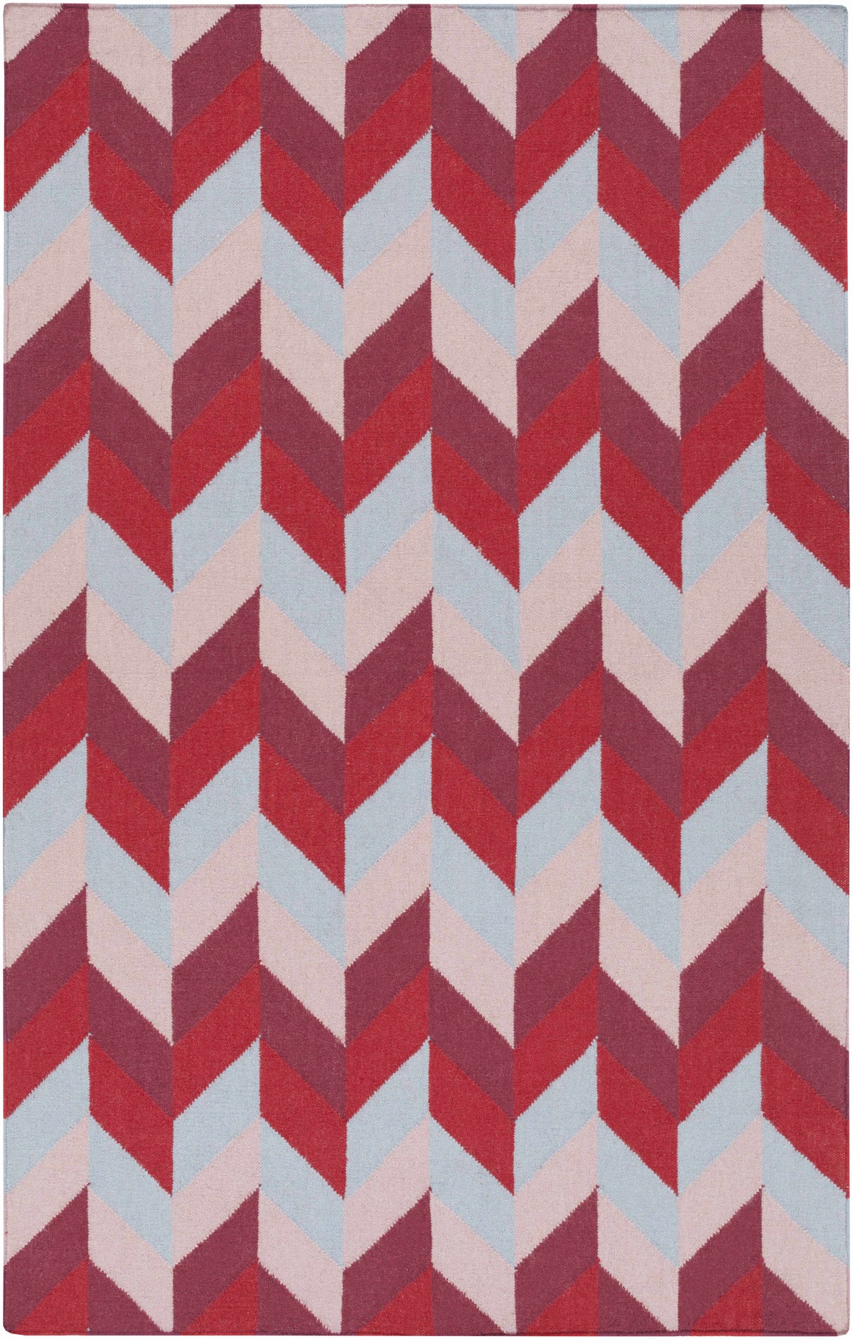 Burgundy Hand Woven 100% Wool Modern Rectangle Handmade rug, Indoor use only, no fringe, non-washable.