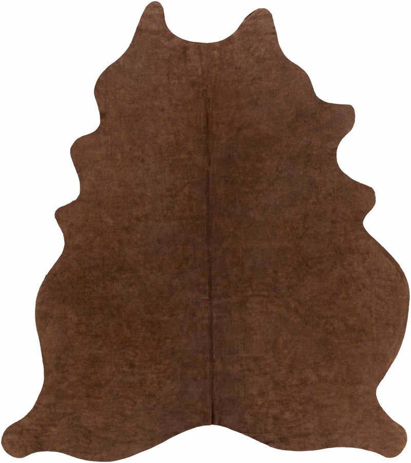 Brown Hand Crafted 100% Leather Rustic Rectangle Handmade rug, Indoor use only, no fringe, non-washable.
