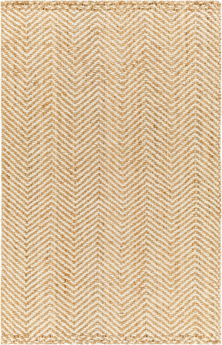 Light Beige Hand Woven 100% Jute Cottage Rectangle Handmade rug, Indoor use only, no fringe, non-washable. round, runner, square also available