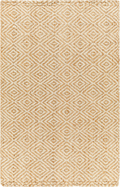 Light Beige Hand Woven 100% Jute Cottage Rectangle Handmade rug, Indoor use only, no fringe, non-washable. runner also available