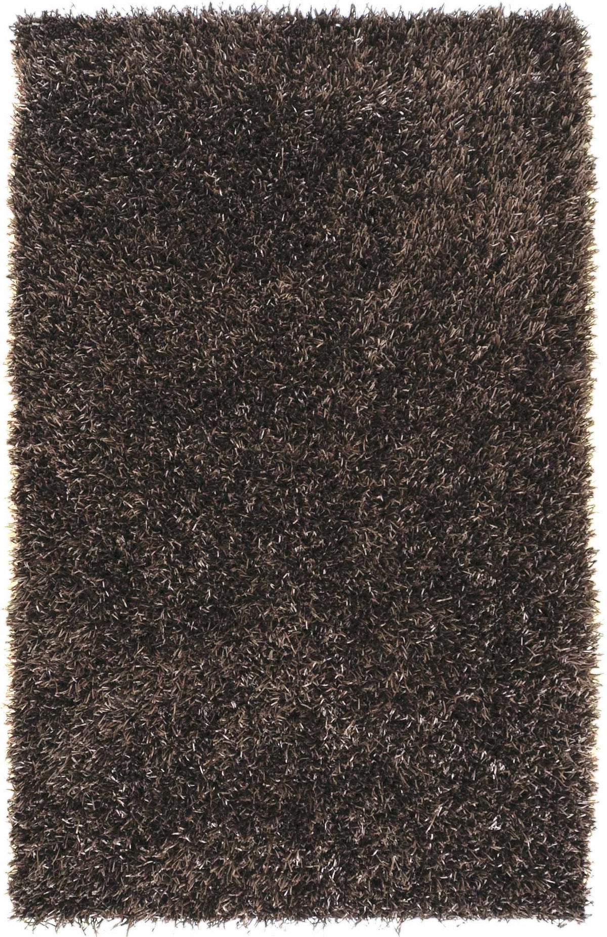 Medium Brown Hand Woven 100% Polyester Modern Rectangle Handmade rug, Indoor use only, no fringe, non-washable.