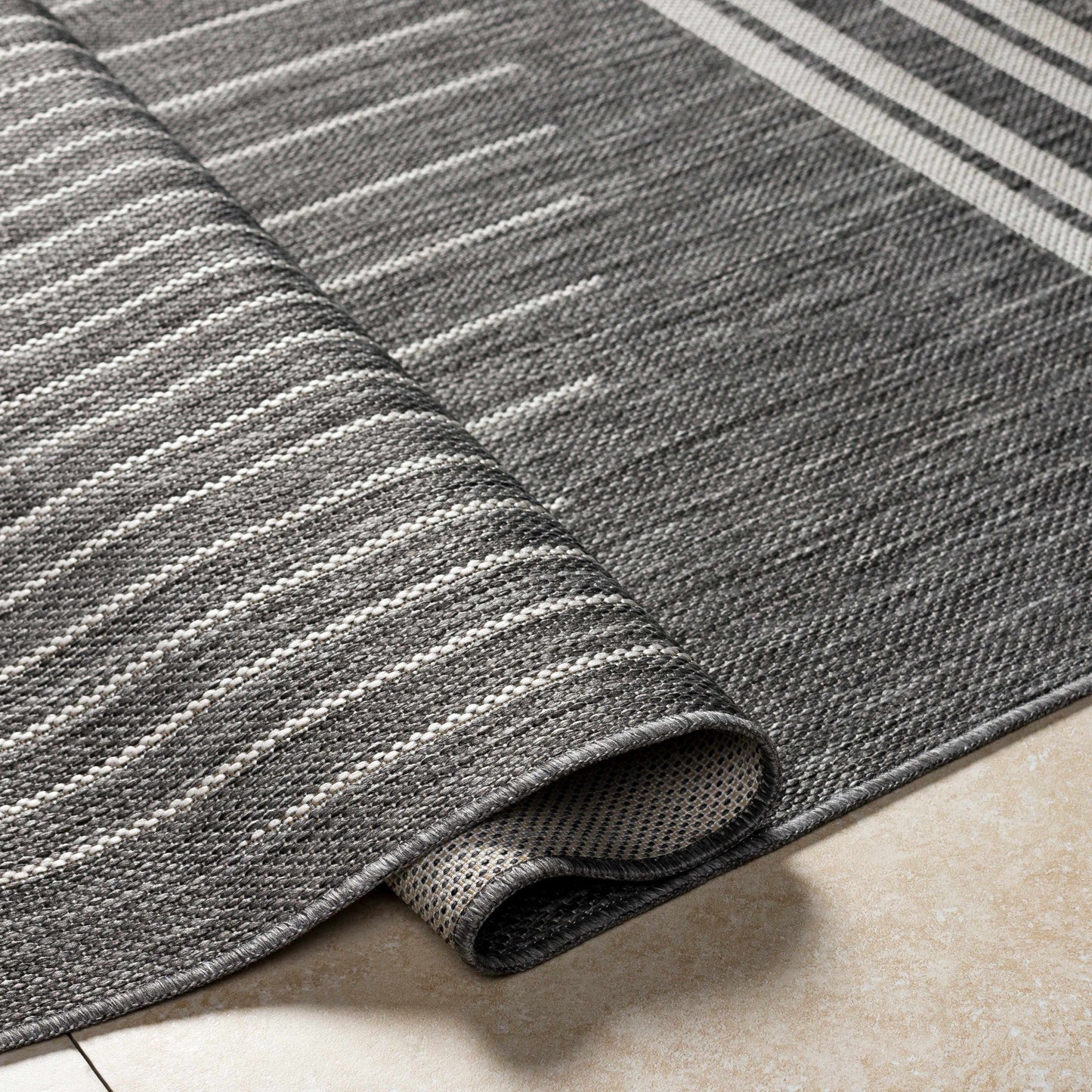 Long Beach LBH-2333 Machine Woven Rug