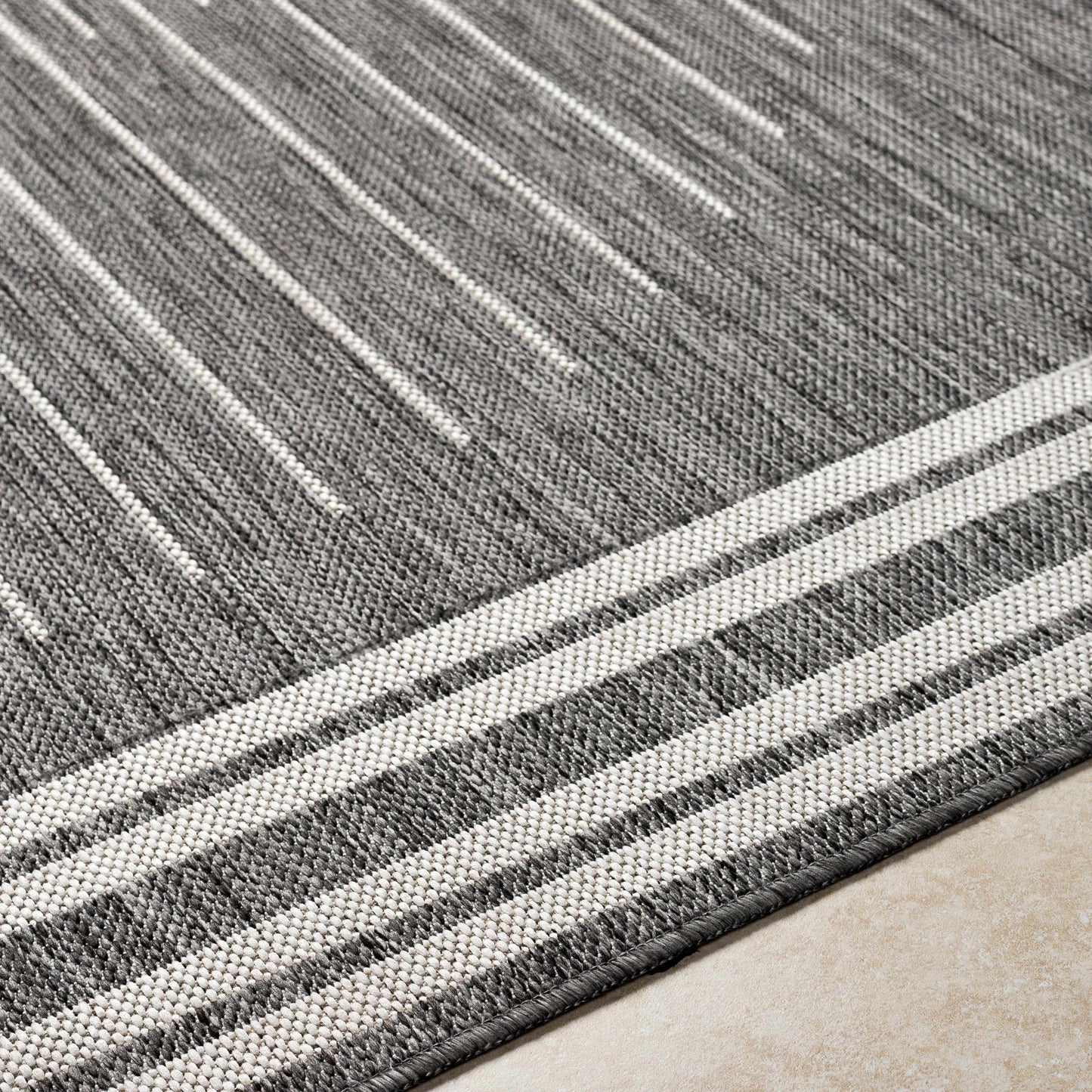 Long Beach LBH-2333 Machine Woven Rug