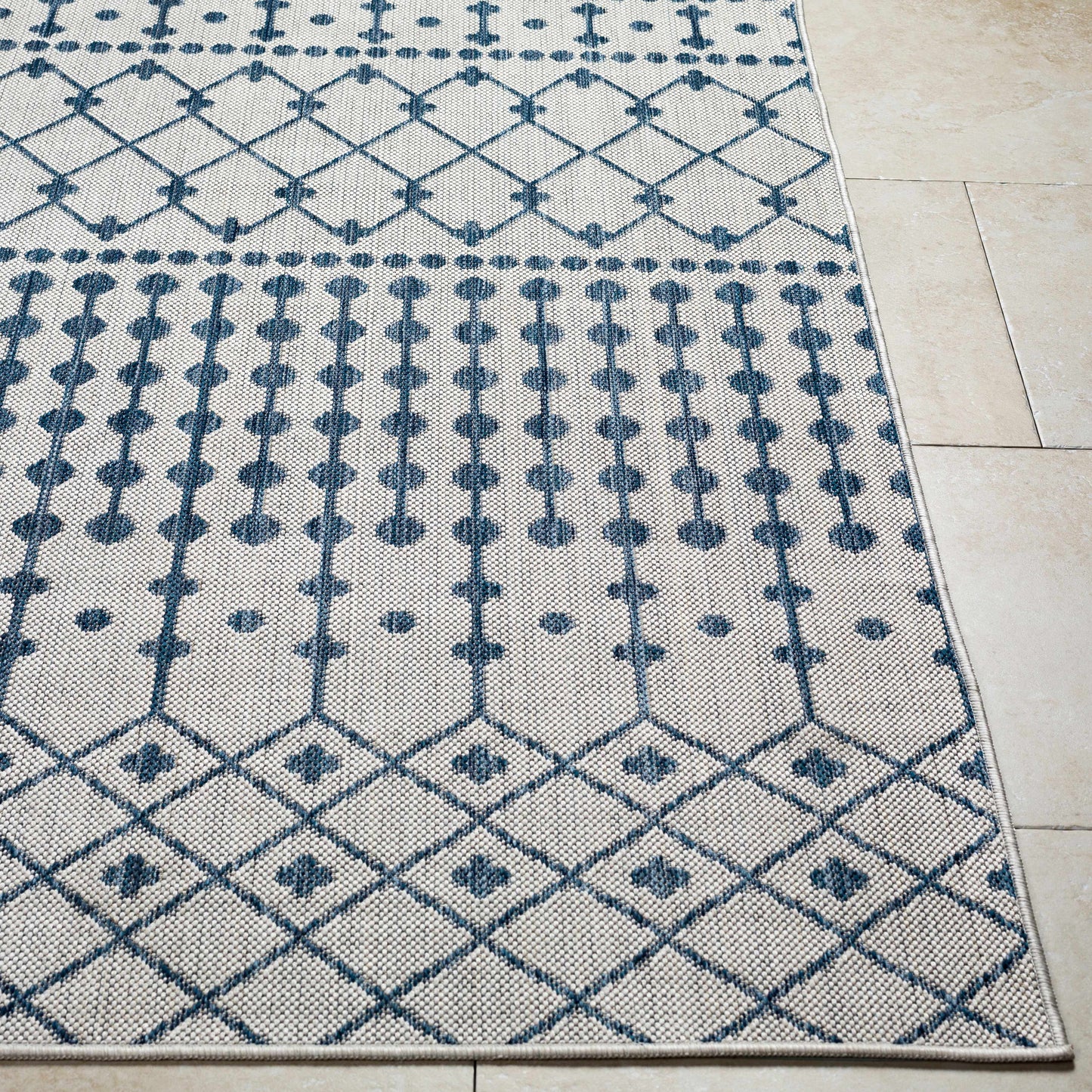 Long Beach LBH-2330 Machine Woven Rug