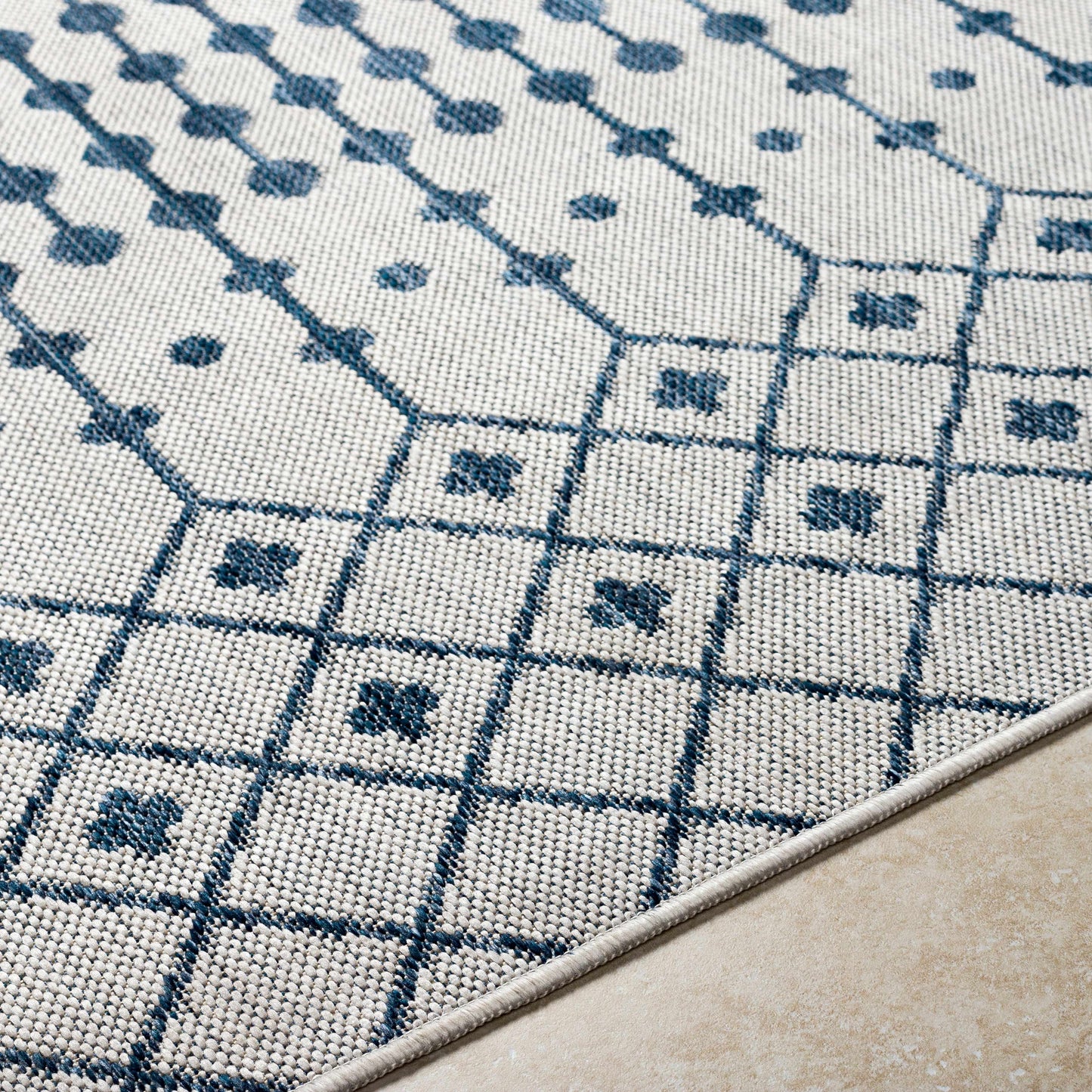 Long Beach LBH-2330 Machine Woven Rug