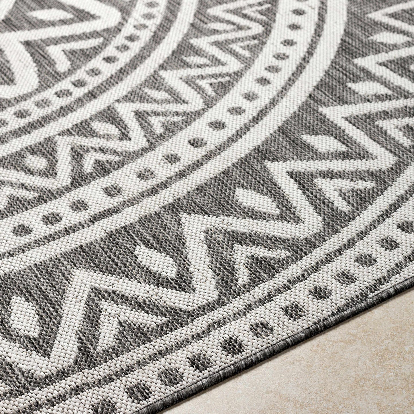 Long Beach LBH-2317 Machine Woven Rug