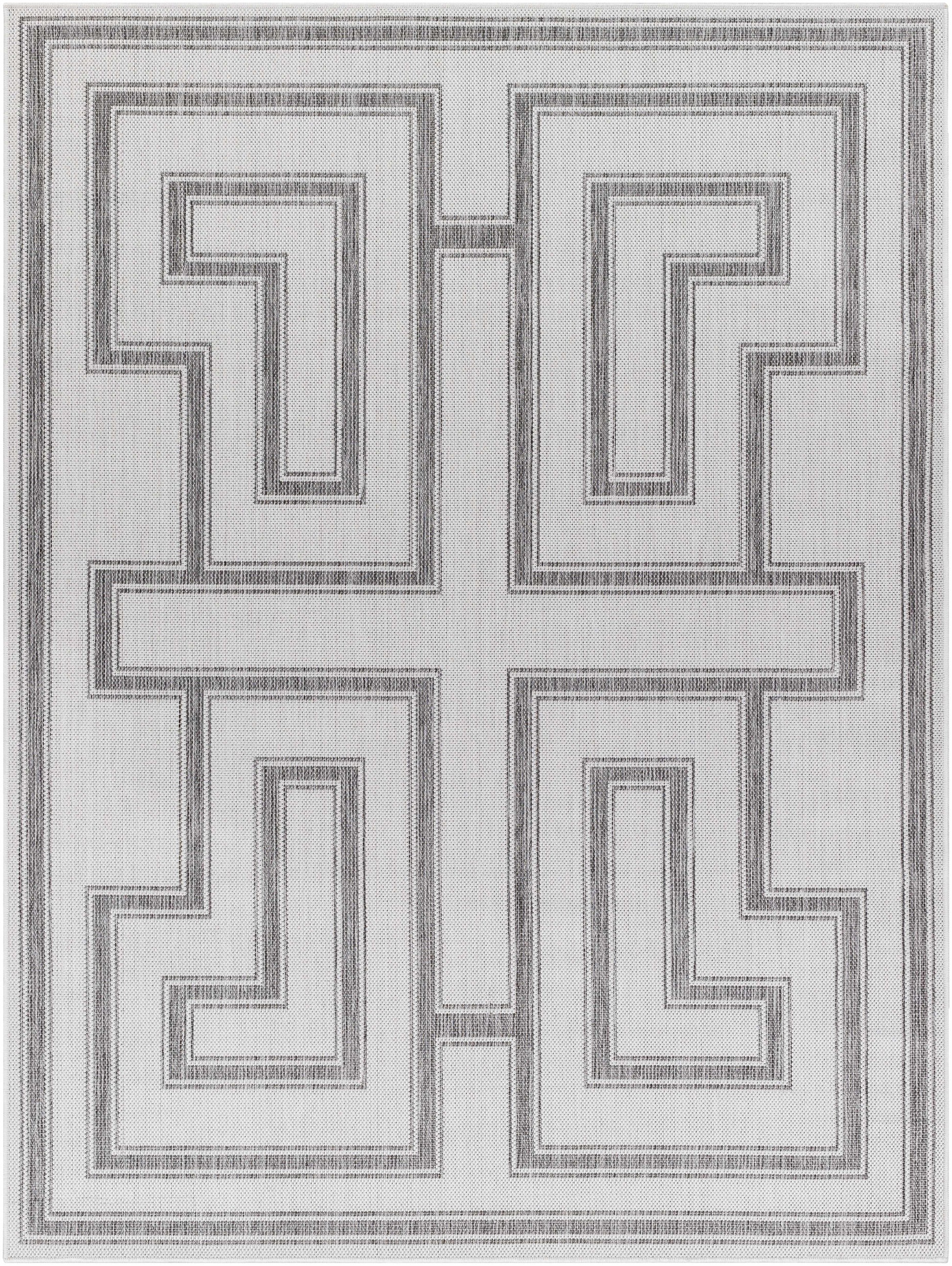 Long Beach LBH-2343 Machine Woven Rug