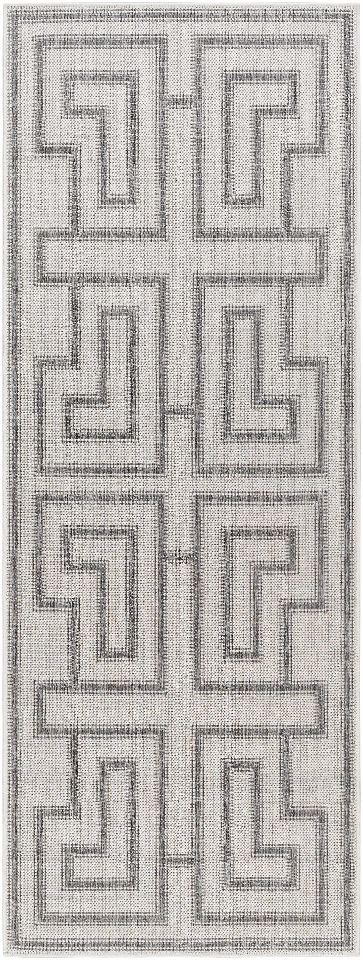 Long Beach LBH-2343 Machine Woven Rug