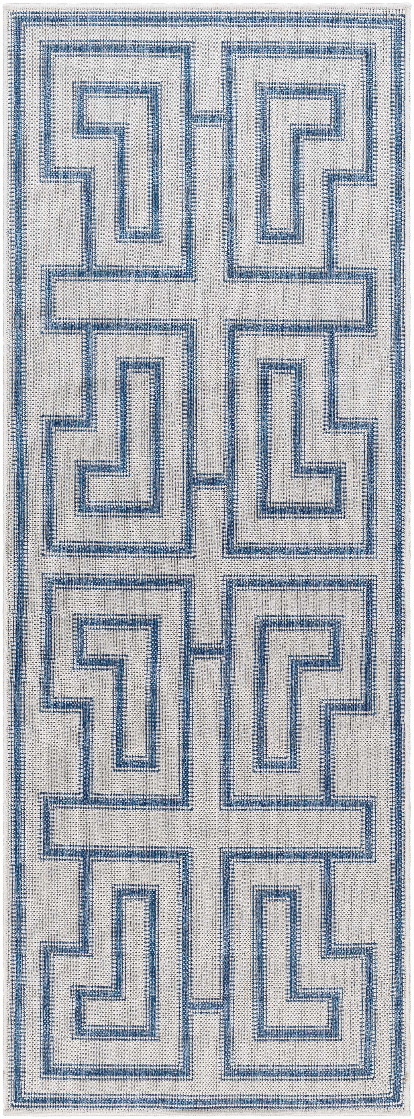 Long Beach LBH-2344 Machine Woven Rug