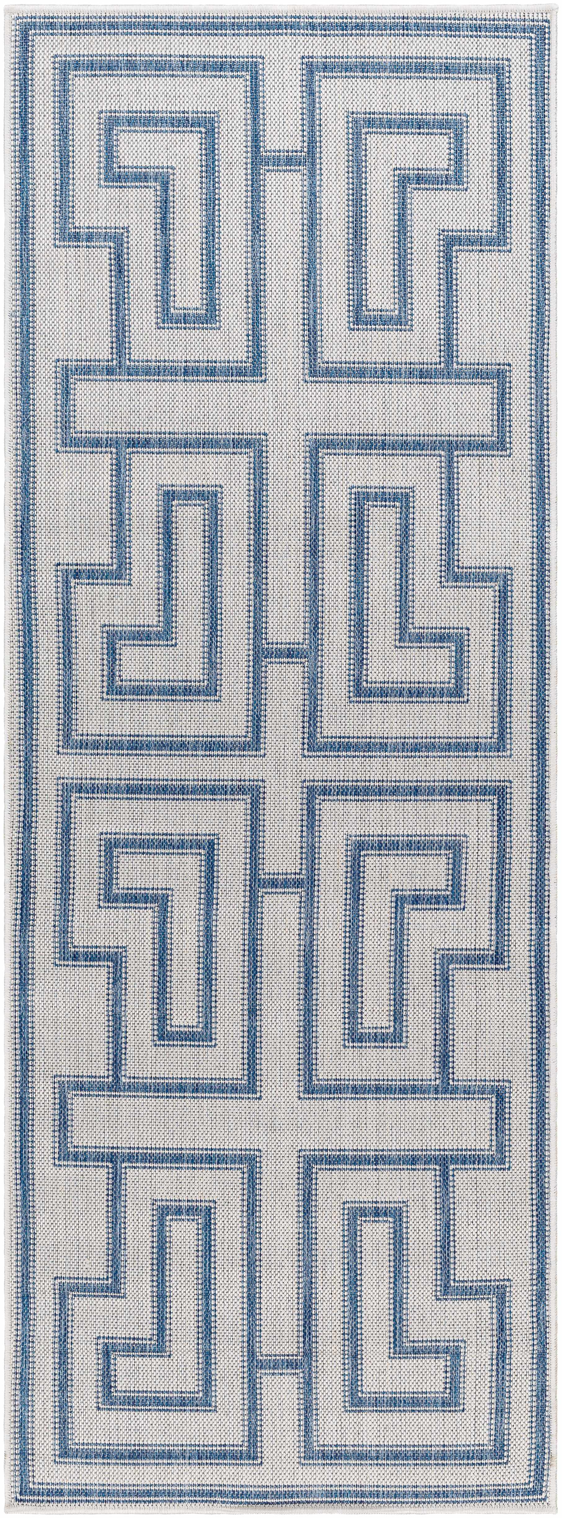 Long Beach LBH-2344 Machine Woven Rug