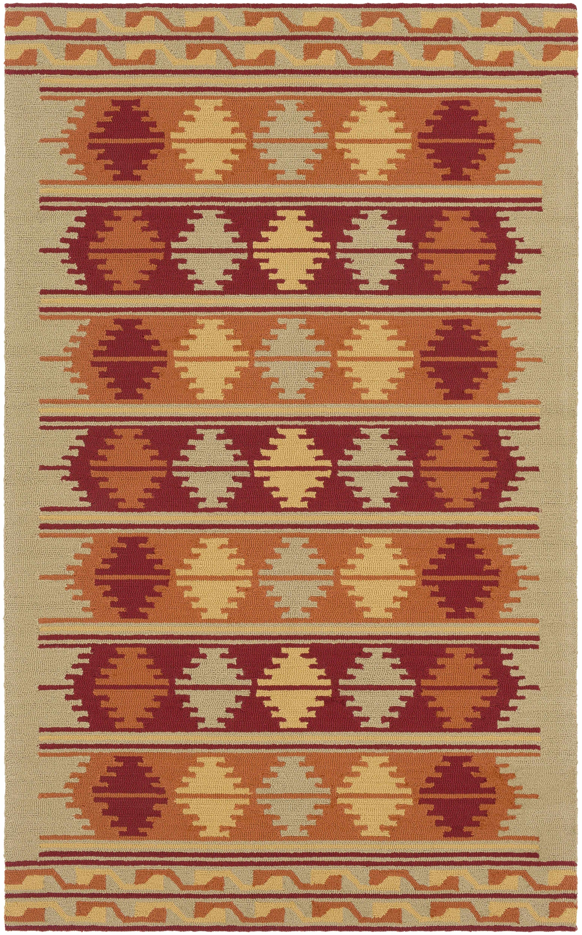 Rain RAI-1273 Hand Hooked Rug