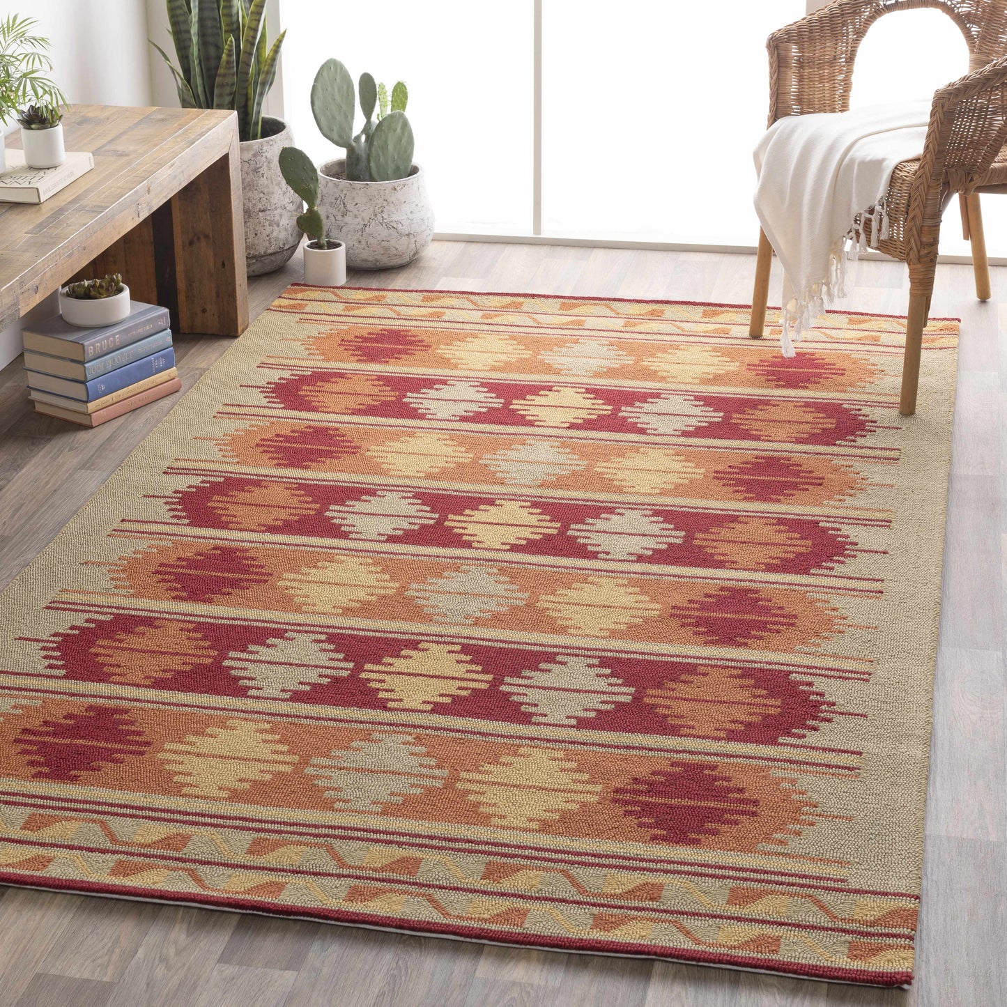 Rain RAI-1273 Hand Hooked Rug