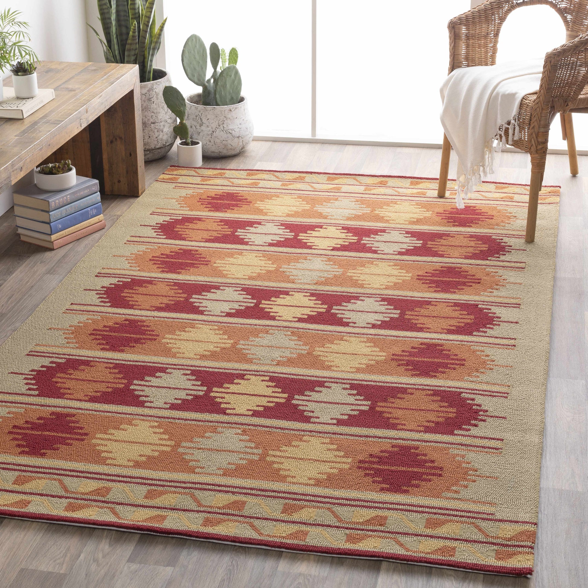Rain RAI-1273 Hand Hooked Rug