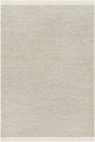 Cream Hand Woven 100% Wool Cottage Rectangle Handmade rug, Indoor use only, no fringe, non-washable.