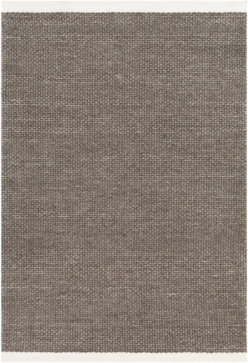 Cream Hand Woven 100% Wool Cottage Rectangle Handmade rug, Indoor use only, no fringe, non-washable.