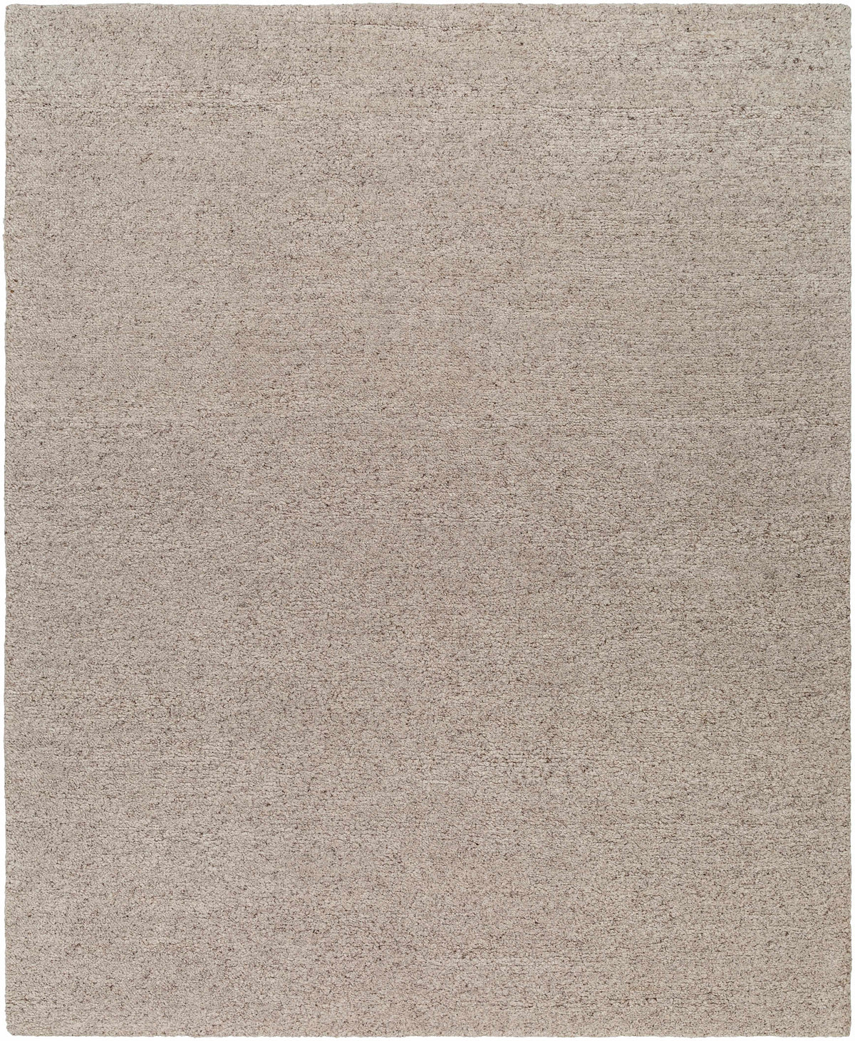 Gray Hand Knotted 100% Wool Modern Rectangle Handmade rug, Indoor use only, no fringe, non-washable.