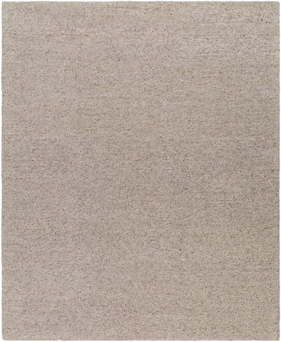 Gray Hand Knotted 100% Wool Modern Rectangle Handmade rug, Indoor use only, no fringe, non-washable.