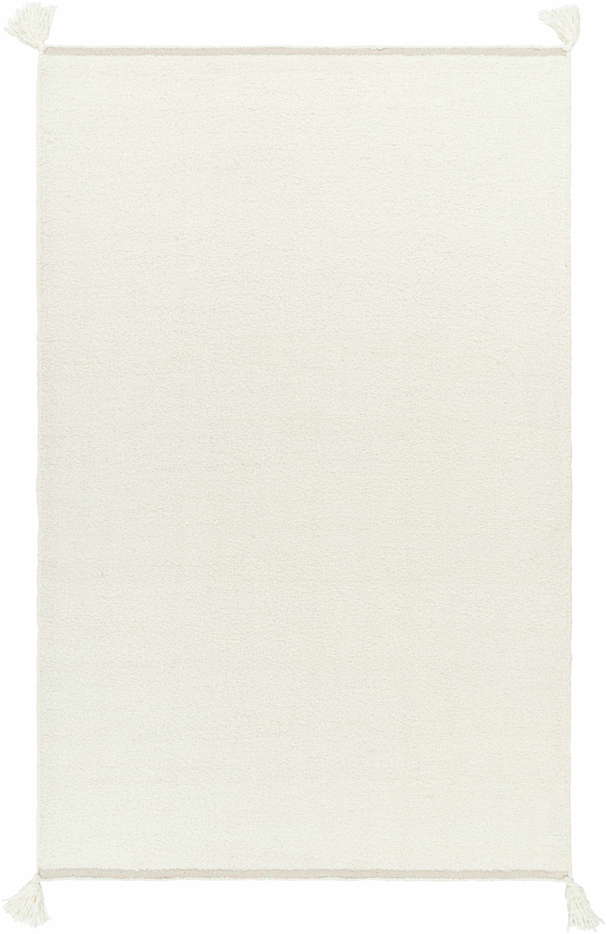 Ivory Hand Woven 100% NZ Wool Cottage Rectangle Handmade rug, Indoor use only, has fringe, non-washable. runner also available