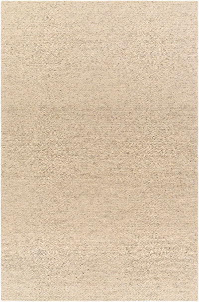 Gray Hand Woven 100% Wool Modern Rectangle Handmade rug, Indoor use only, no fringe, non-washable.