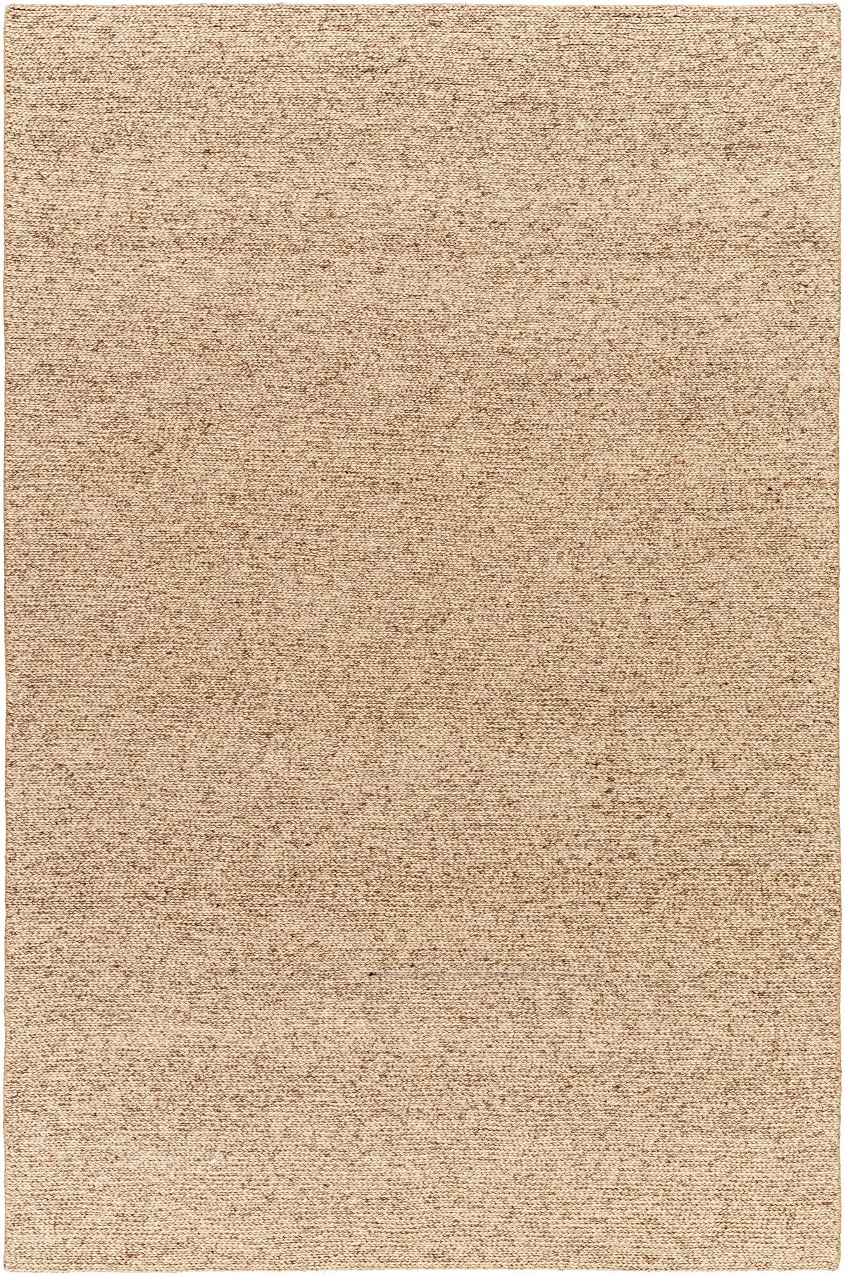 Medium Gray Hand Woven 100% Wool Modern Rectangle Handmade rug, Indoor use only, no fringe, non-washable.