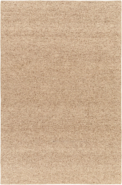 Medium Gray Hand Woven 100% Wool Modern Rectangle Handmade rug, Indoor use only, no fringe, non-washable.