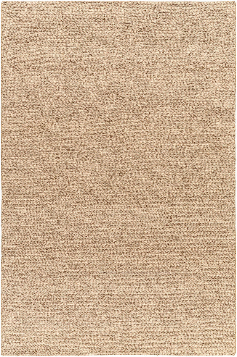 Medium Gray Hand Woven 100% Wool Modern Rectangle Handmade rug, Indoor use only, no fringe, non-washable.