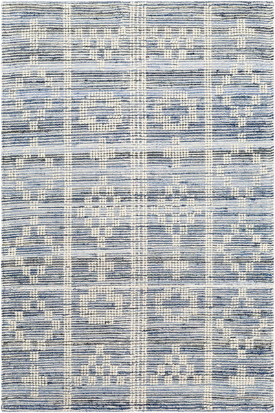 Beige Hand Woven 70% Cotton, 30% Wool Global Rectangle Handmade rug, Indoor use only, no fringe, non-washable. runner also available