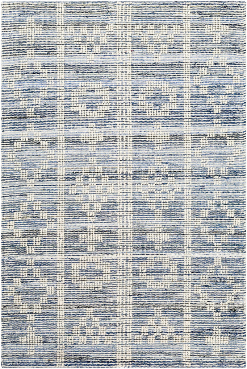 Beige Hand Woven 70% Cotton, 30% Wool Global Rectangle Handmade rug, Indoor use only, no fringe, non-washable. runner also available