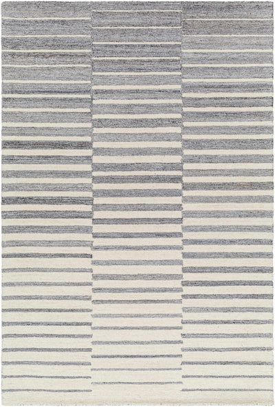Beige Hand Tufted 54% Wool, 46% Recycled PET Yarn Modern Rectangle Handmade rug, Indoor use only, no fringe, non-washable. runner also available