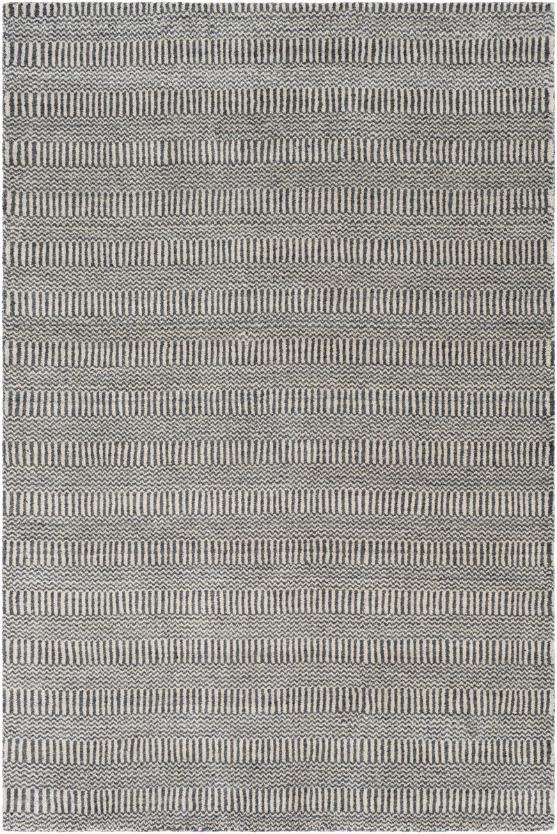 Deep Teal Hand Loomed 100% Wool Global Rectangle Handmade rug, Indoor use only, no fringe, non-washable.