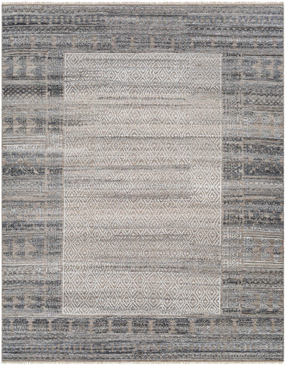Cream Hand Knotted 100% Recycled PET Yarn Rustic Rectangle Handmade rug, Indoor use only, no fringe, non-washable. runner also available