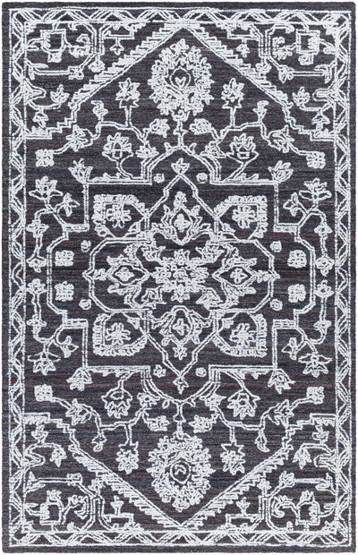 White Hand Tufted 100% Recycled PET Yarn Traditional Rectangle Handmade rug, Indoor use only, no fringe, non-washable. runner also available
