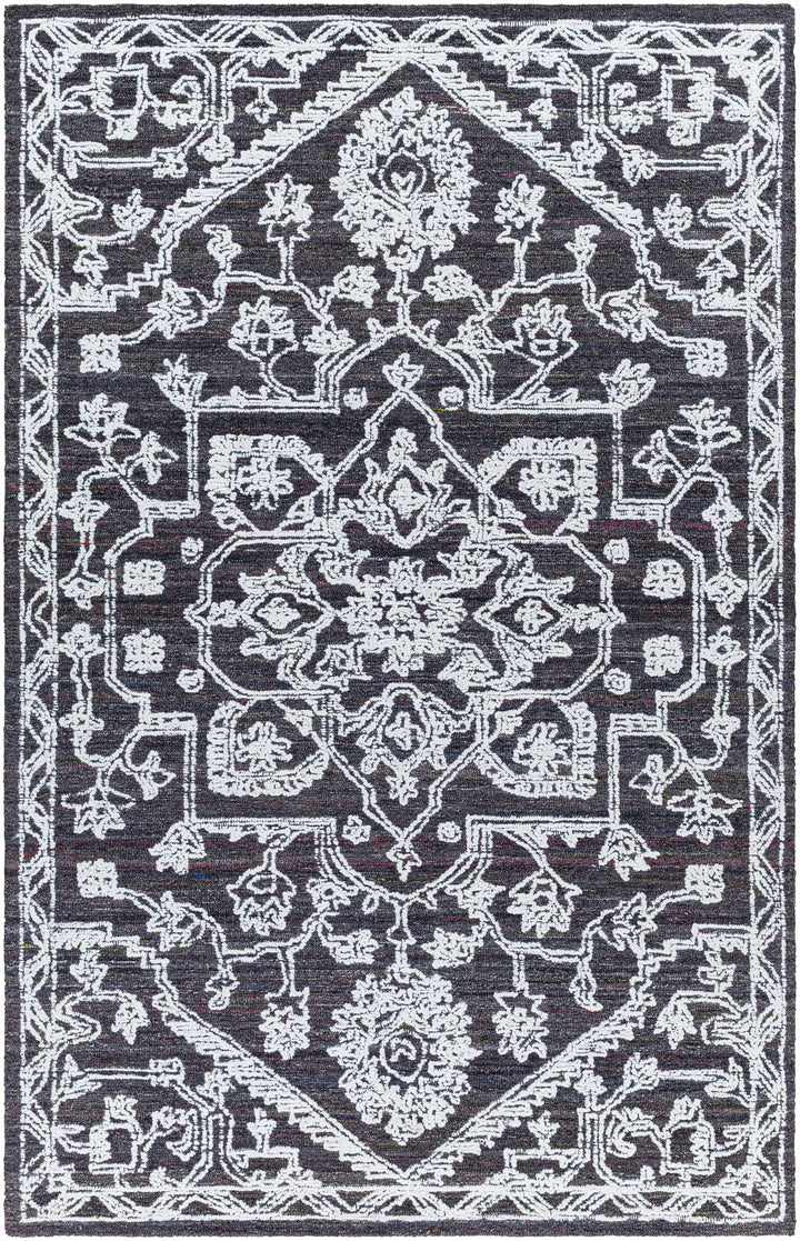 White Hand Tufted 100% Recycled PET Yarn Traditional Rectangle Handmade rug, Indoor use only, no fringe, non-washable. runner also available