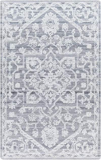 White Hand Tufted 100% Recycled PET Yarn Traditional Rectangle Handmade rug, Indoor use only, no fringe, non-washable. runner also available