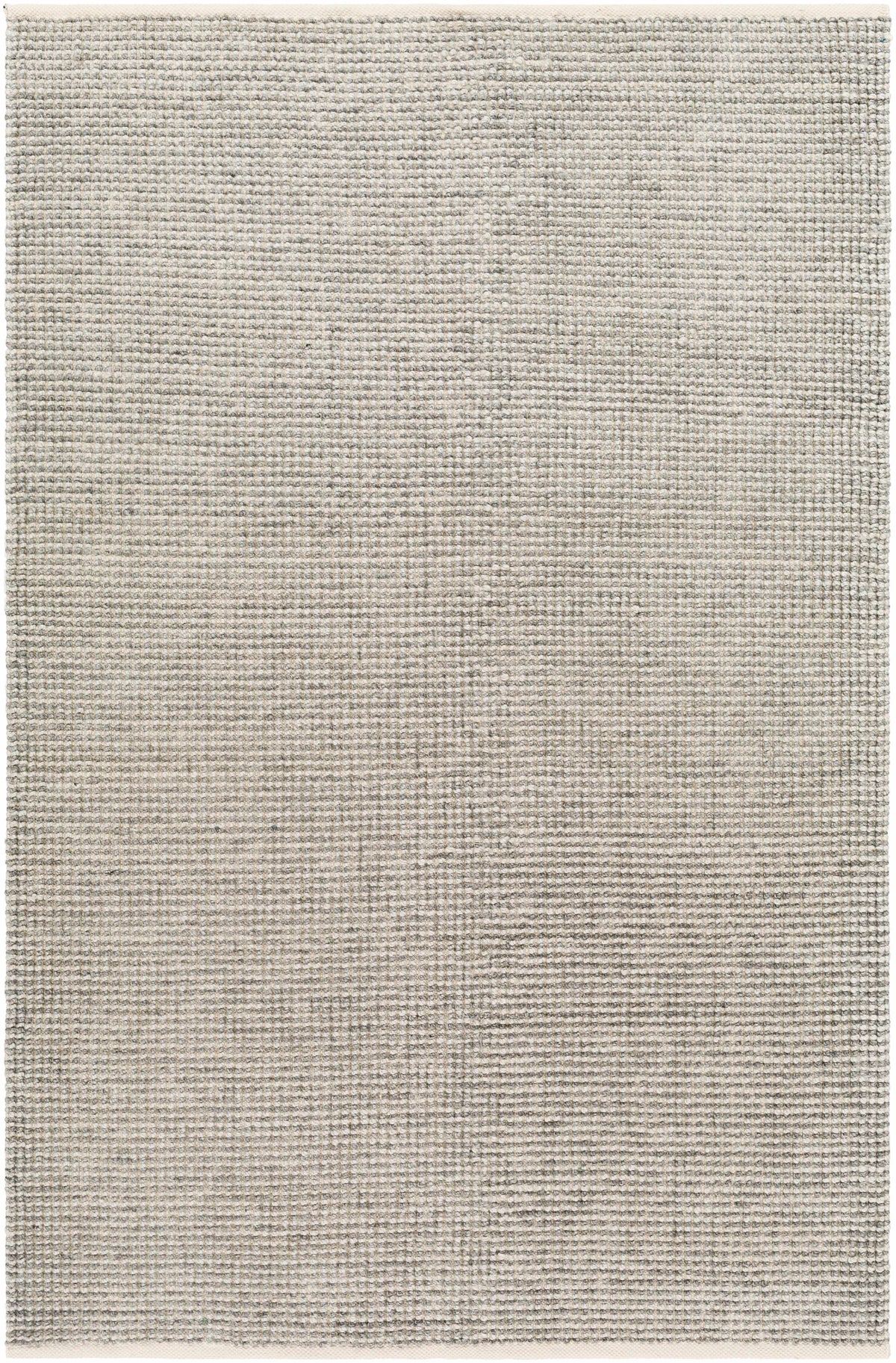 Off-White Hand Woven 100% Recycled PET Yarn Modern Rectangle Handmade rug, Indoor use only, no fringe, non-washable.
