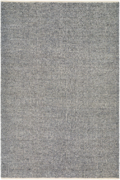 Off-White Hand Woven 100% Recycled PET Yarn Modern Rectangle Handmade rug, Indoor use only, no fringe, non-washable.