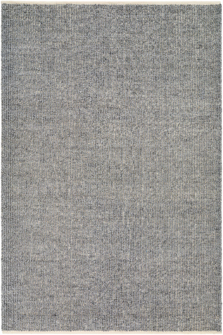 Off-White Hand Woven 100% Recycled PET Yarn Modern Rectangle Handmade rug, Indoor use only, no fringe, non-washable.