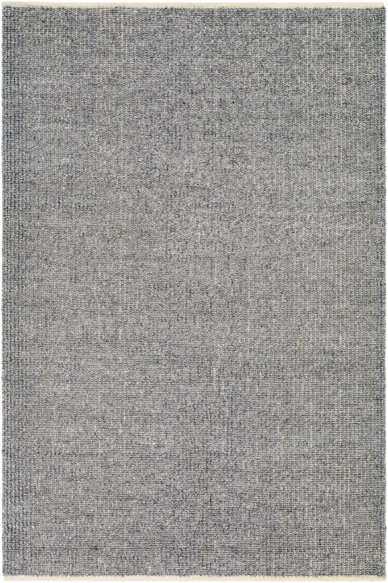 Off-White Hand Woven 100% Recycled PET Yarn Modern Rectangle Handmade rug, Indoor use only, no fringe, non-washable.