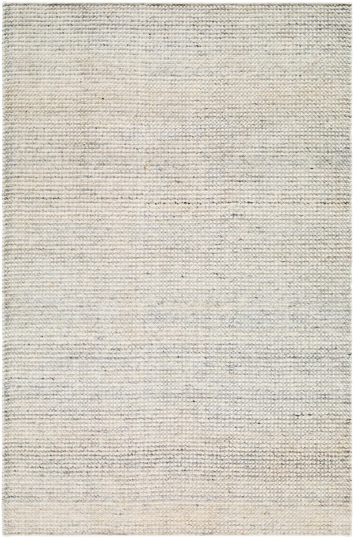 Off-White Hand Woven 100% Recycled PET Yarn Modern Rectangle Handmade rug, Indoor use only, no fringe, non-washable. runner also available