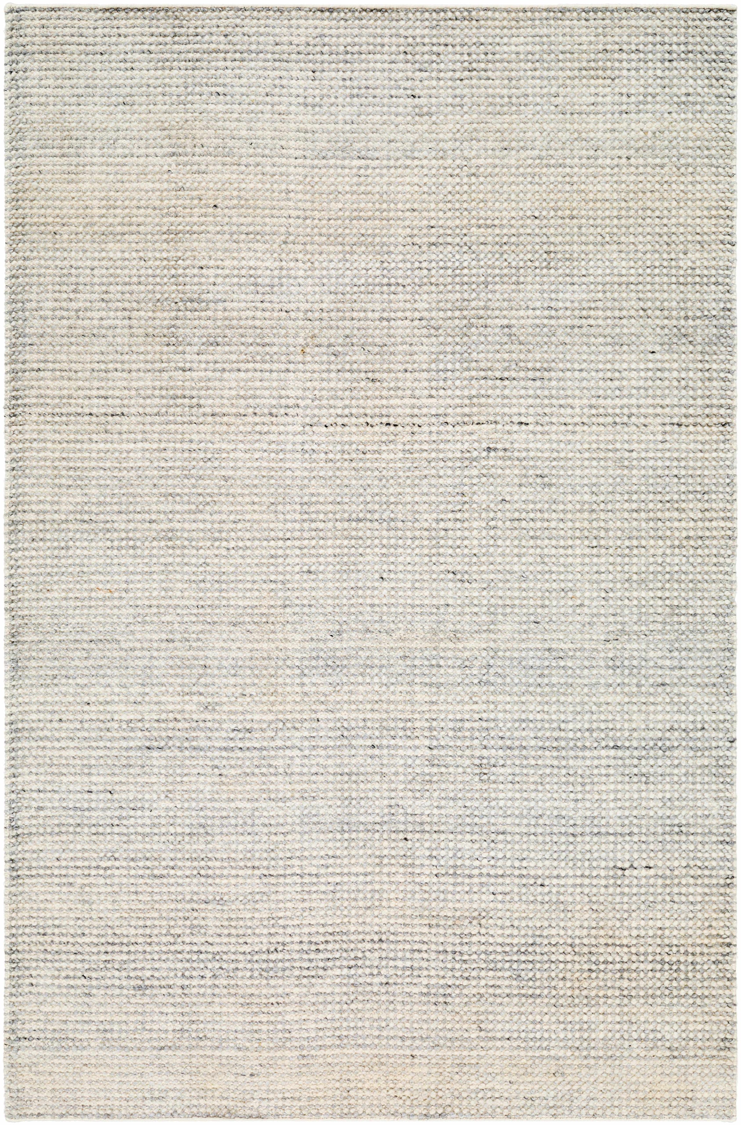 Off-White Hand Woven 100% Recycled PET Yarn Modern Rectangle Handmade rug, Indoor use only, no fringe, non-washable. runner also available