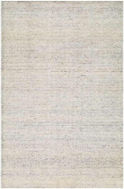 Off-White Hand Woven 100% Recycled PET Yarn Modern Rectangle Handmade rug, Indoor use only, no fringe, non-washable. runner also available