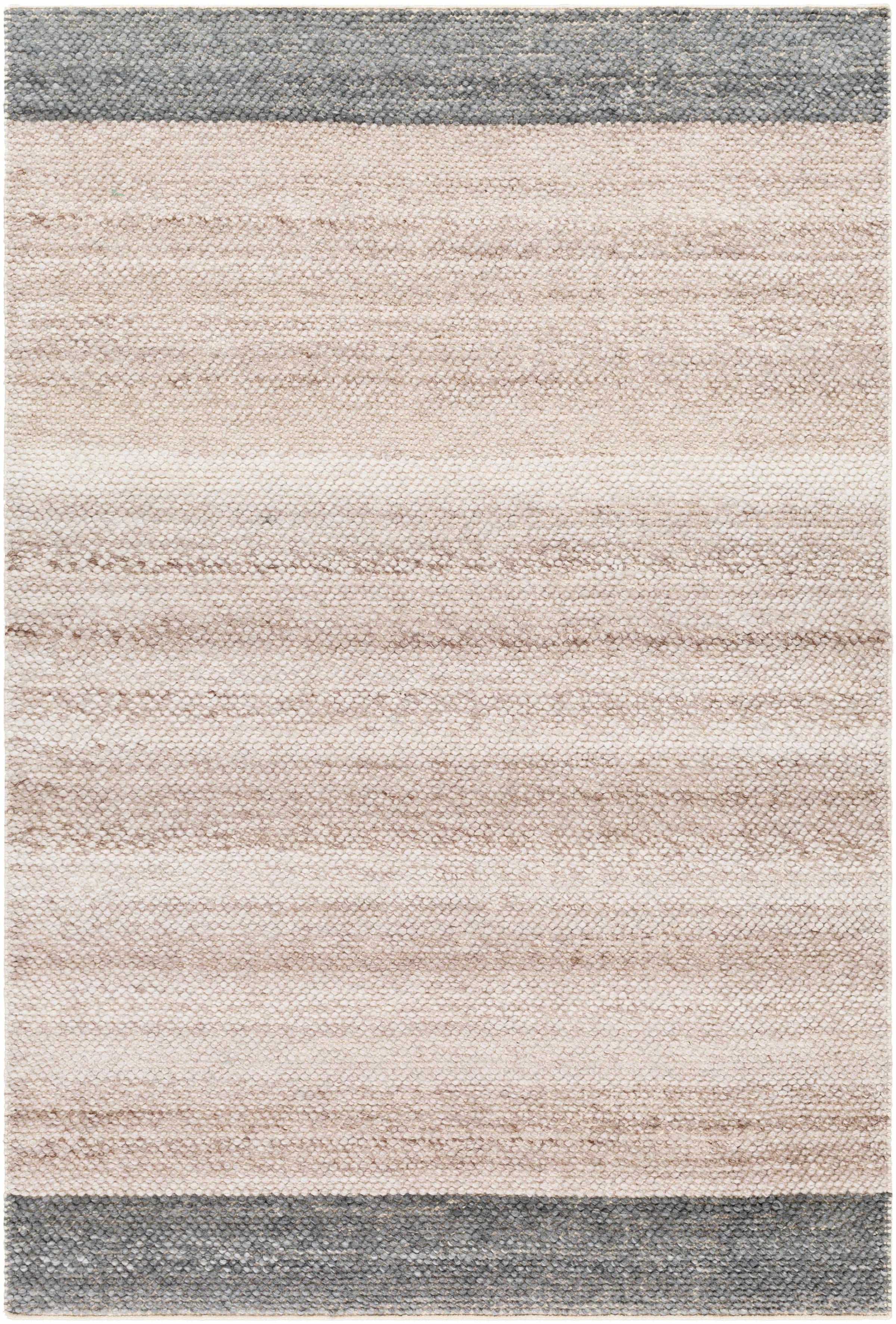 Off-White Hand Woven 100% Recycled PET Yarn Modern Rectangle Handmade rug, Indoor use only, no fringe, non-washable. runner also available