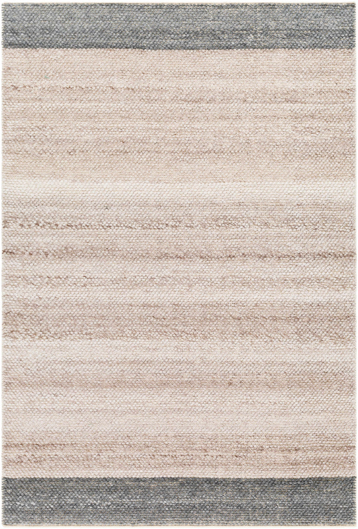 Off-White Hand Woven 100% Recycled PET Yarn Modern Rectangle Handmade rug, Indoor use only, no fringe, non-washable. runner also available