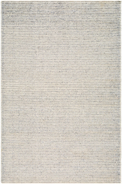 Cream Hand Woven 100% Recycled PET Yarn Modern Rectangle Handmade rug, Indoor use only, no fringe, non-washable. runner also available