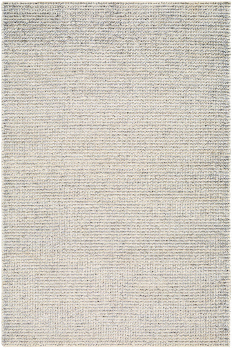 Cream Hand Woven 100% Recycled PET Yarn Modern Rectangle Handmade rug, Indoor use only, no fringe, non-washable. runner also available
