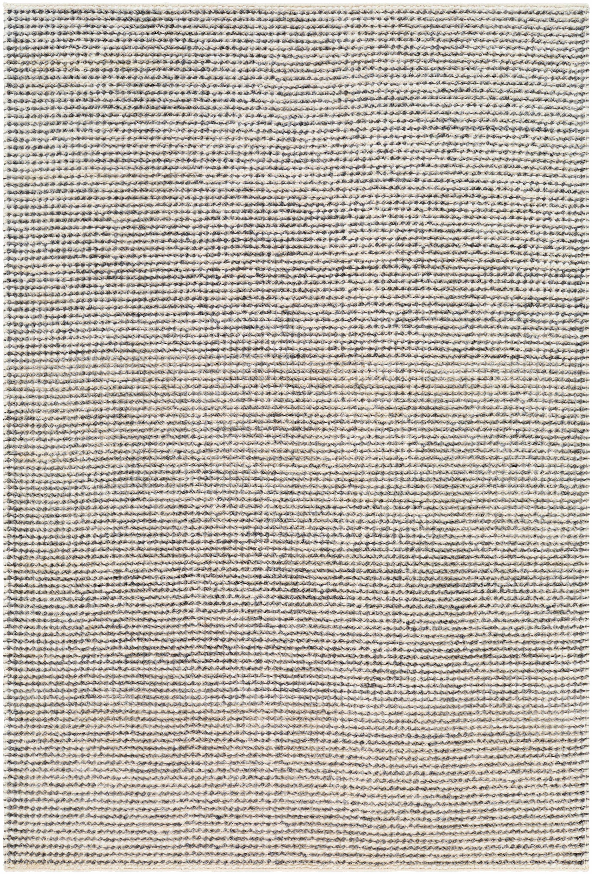 Off-White Hand Woven 100% Recycled PET Yarn Modern Rectangle Handmade rug, Indoor use only, no fringe, non-washable. runner also available